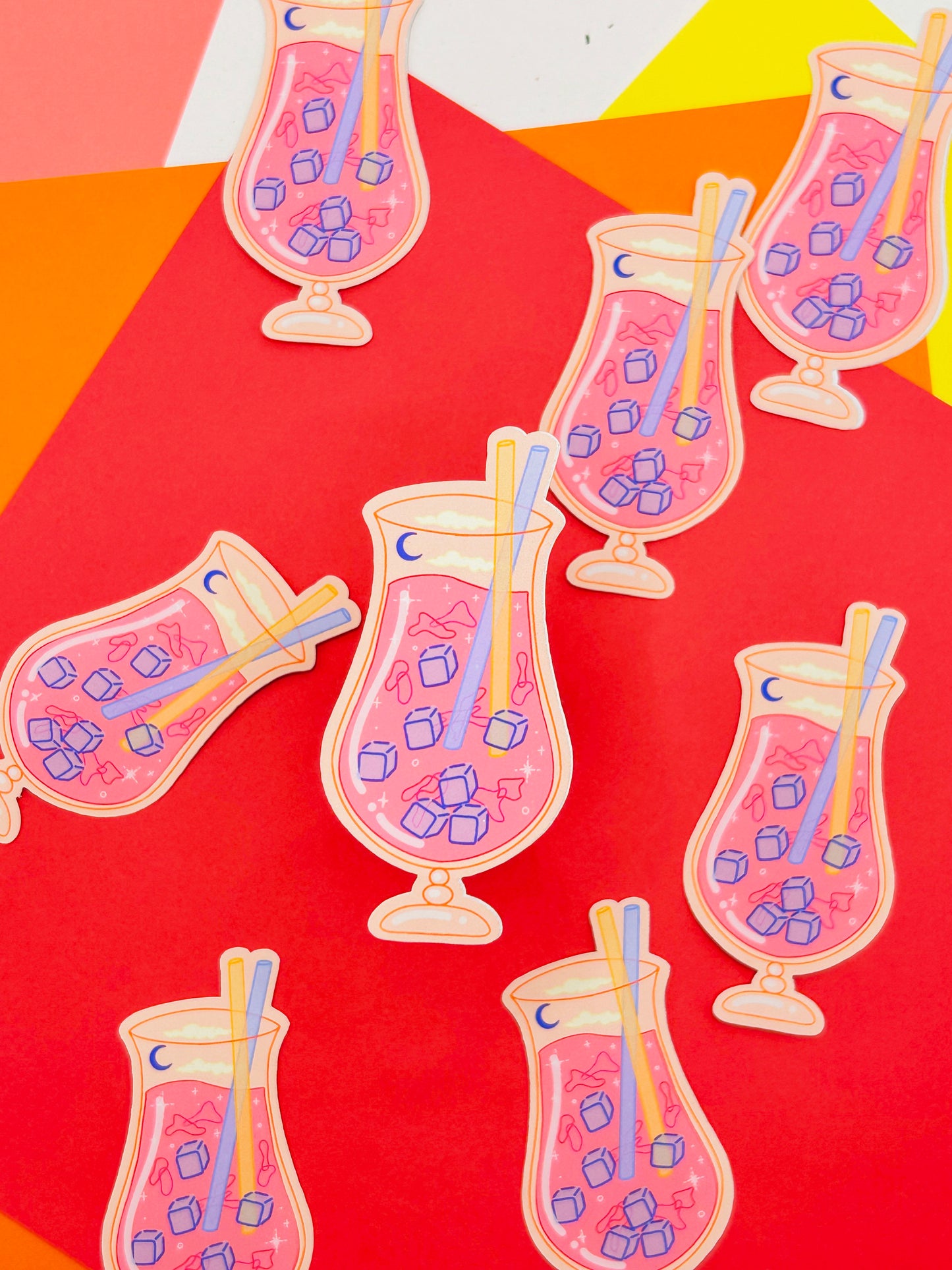 Tropical Sparkle Drink | Die Cut