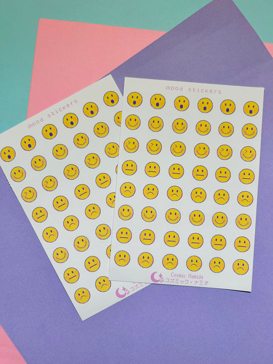 Mood Emojis | Sticker Sheet