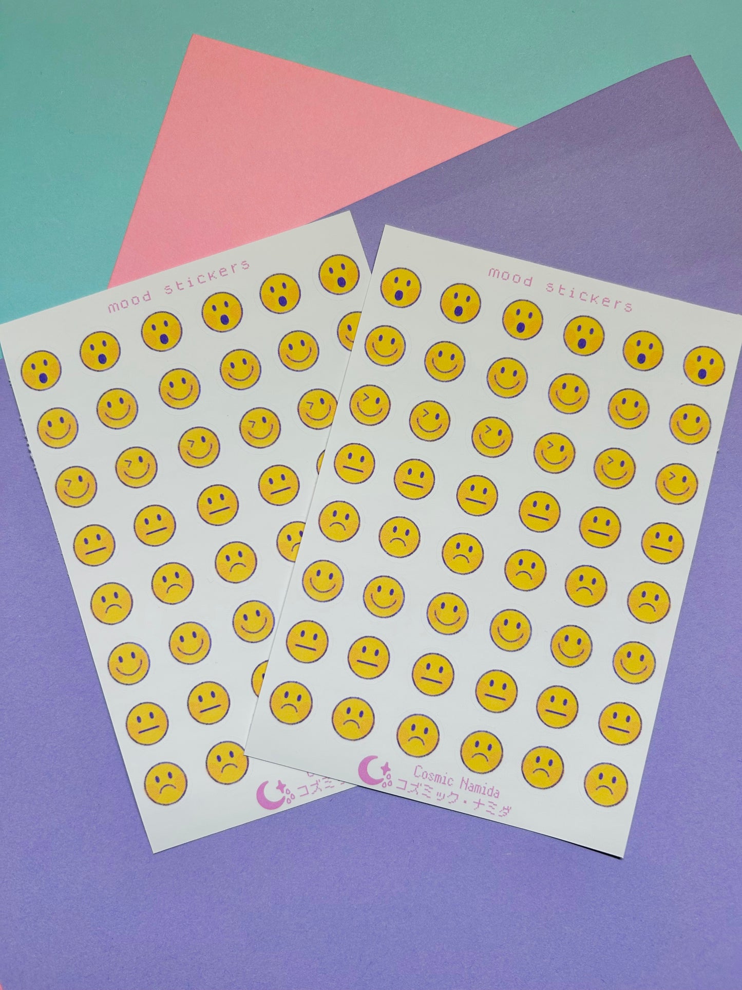 Mood Emojis | Sticker Sheet
