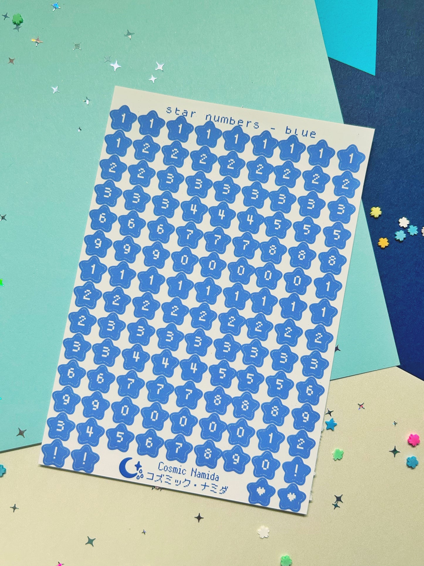 Star Numbers | Sticker Sheet