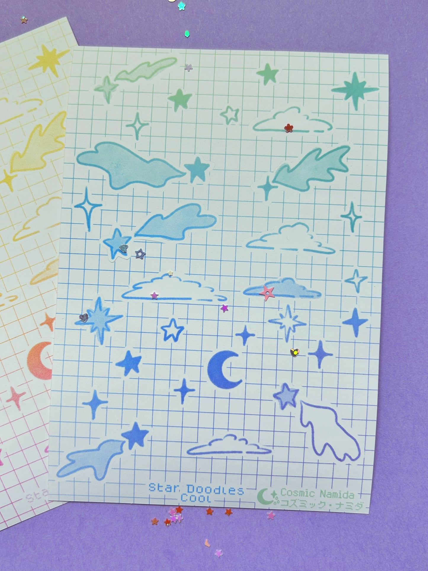 Star Doodles | Sticker Sheet