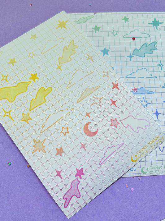 Star Doodles | Sticker Sheet