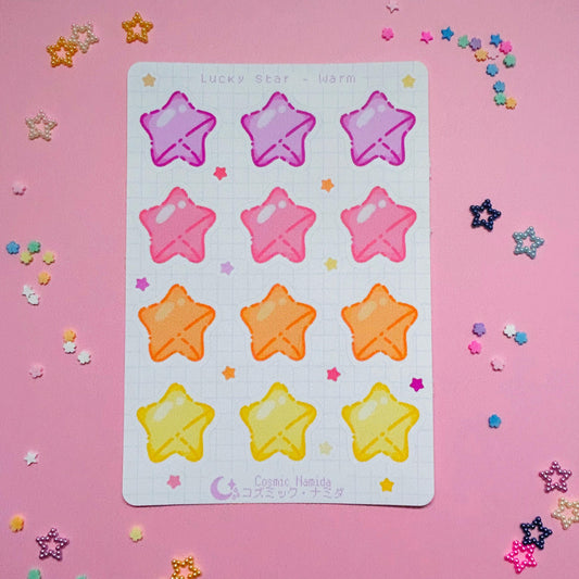 Lucky Star | Sticker Sheet