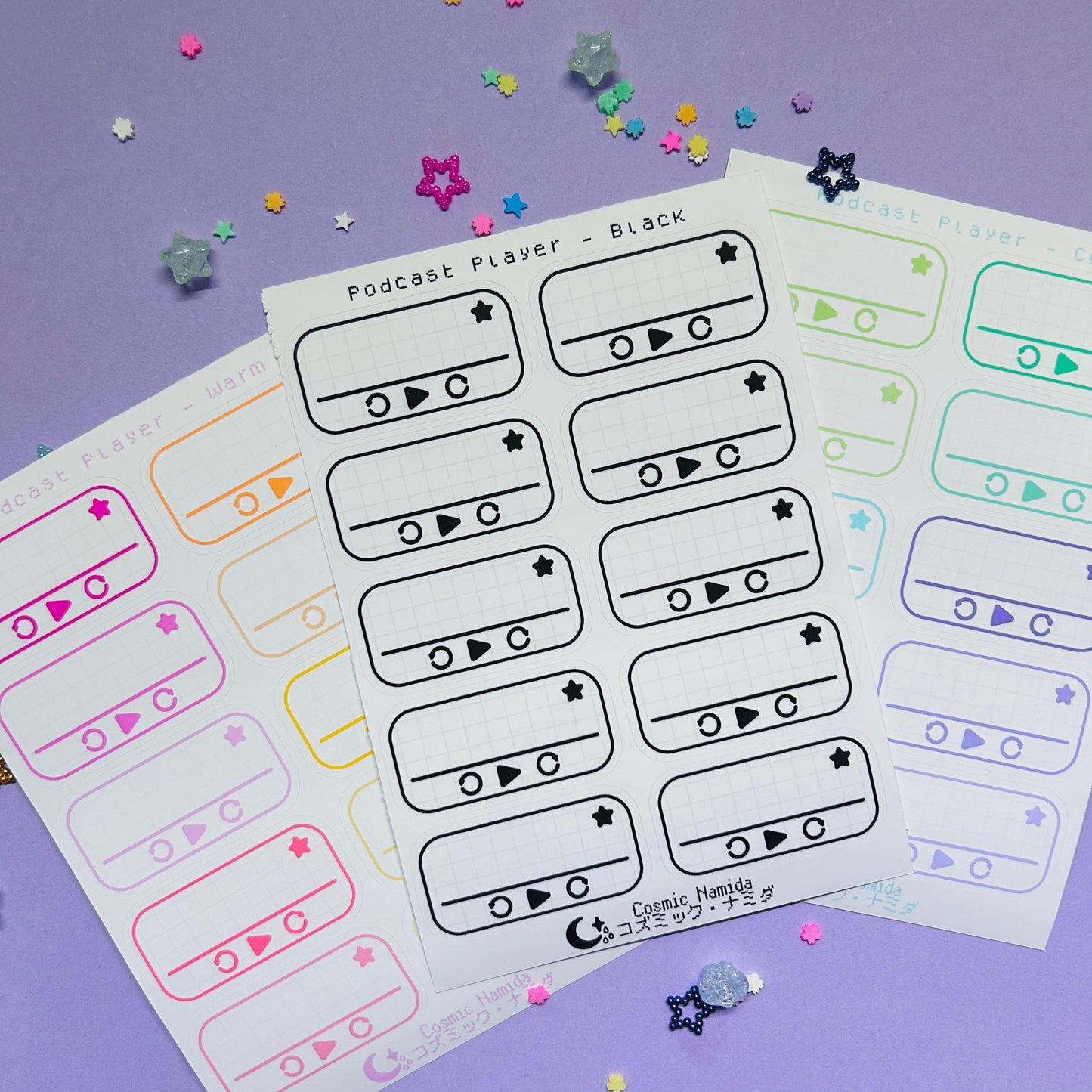 Podcast Players | Sticker Sheet