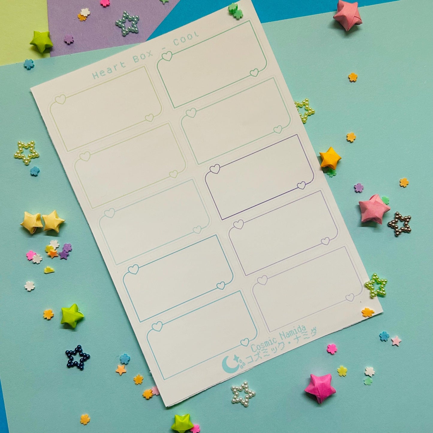 Heart Boxes | Sticker Sheet