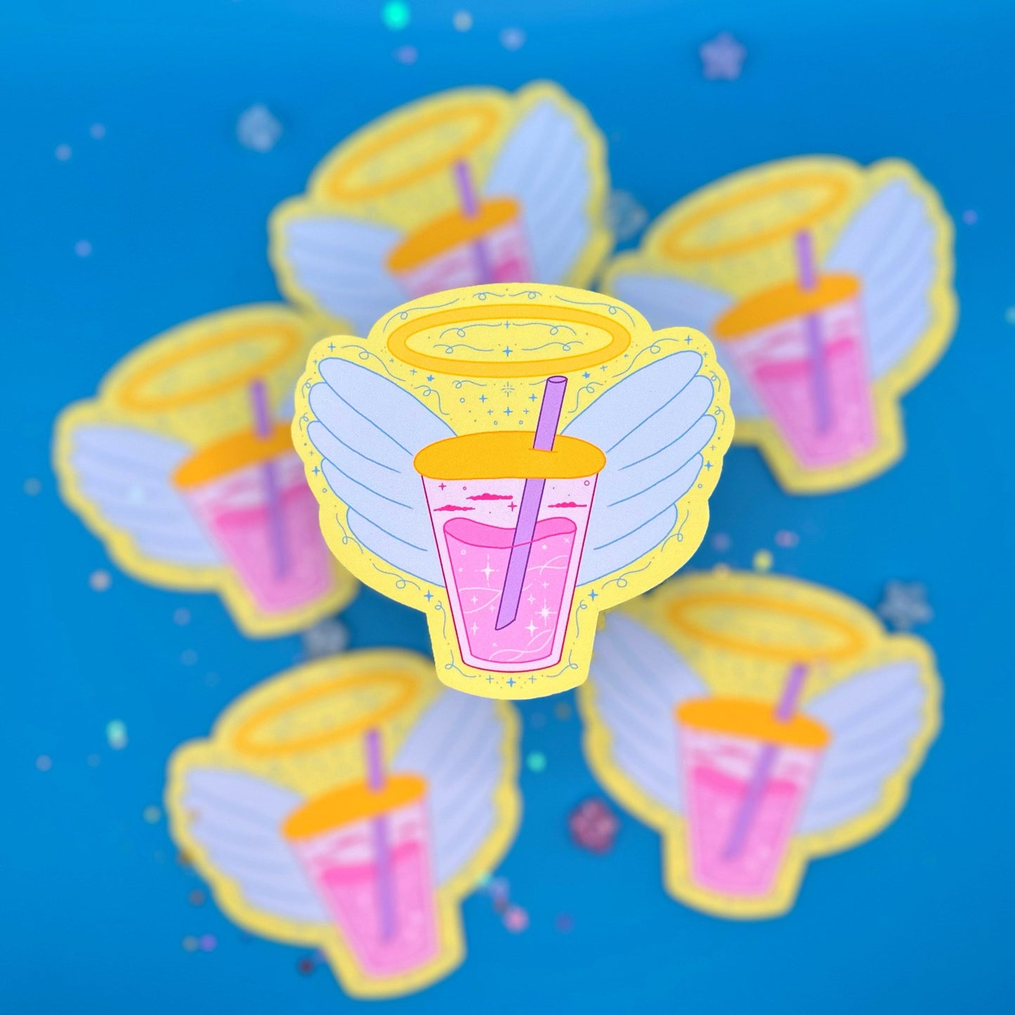 Pink Angel Drink | Die Cut