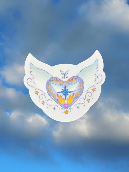 Celestial Muraski Heart | Die Cut