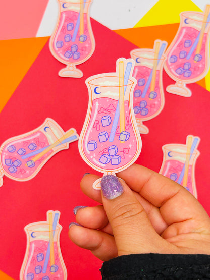 Tropical Sparkle Drink | Die Cut