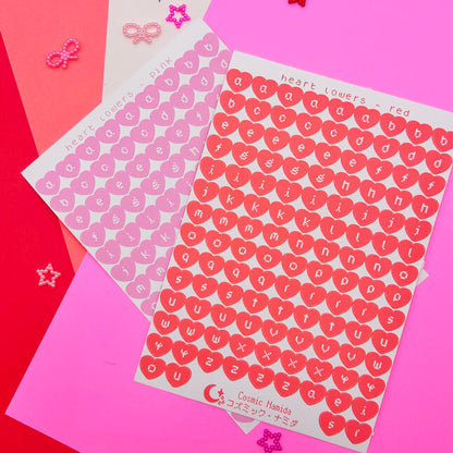 Heart Lowers | Sticker Sheet
