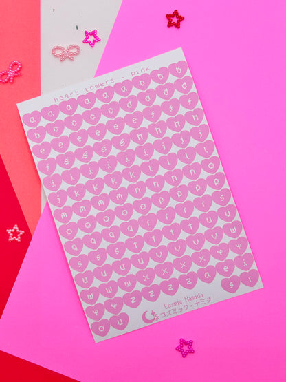 Heart Lowers | Sticker Sheet