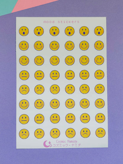 Mood Emojis | Sticker Sheet