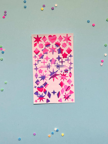 Supernova Deco Sheet | Deco Sticker Sheet