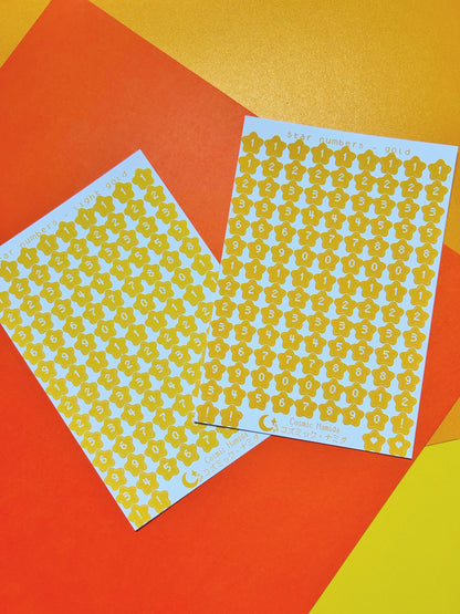 Star Numbers | Sticker Sheet