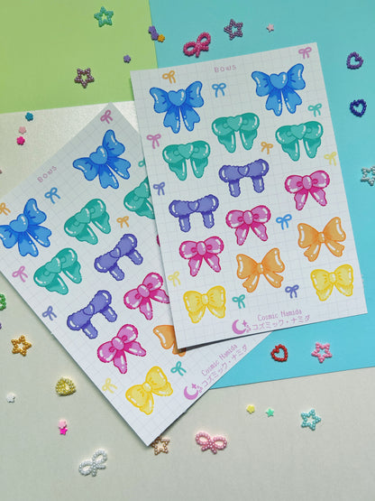 Colorful Bows | Sticker Sheet