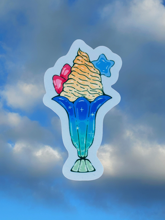 Ocean Dreams Ice Cream Float | Die Cut