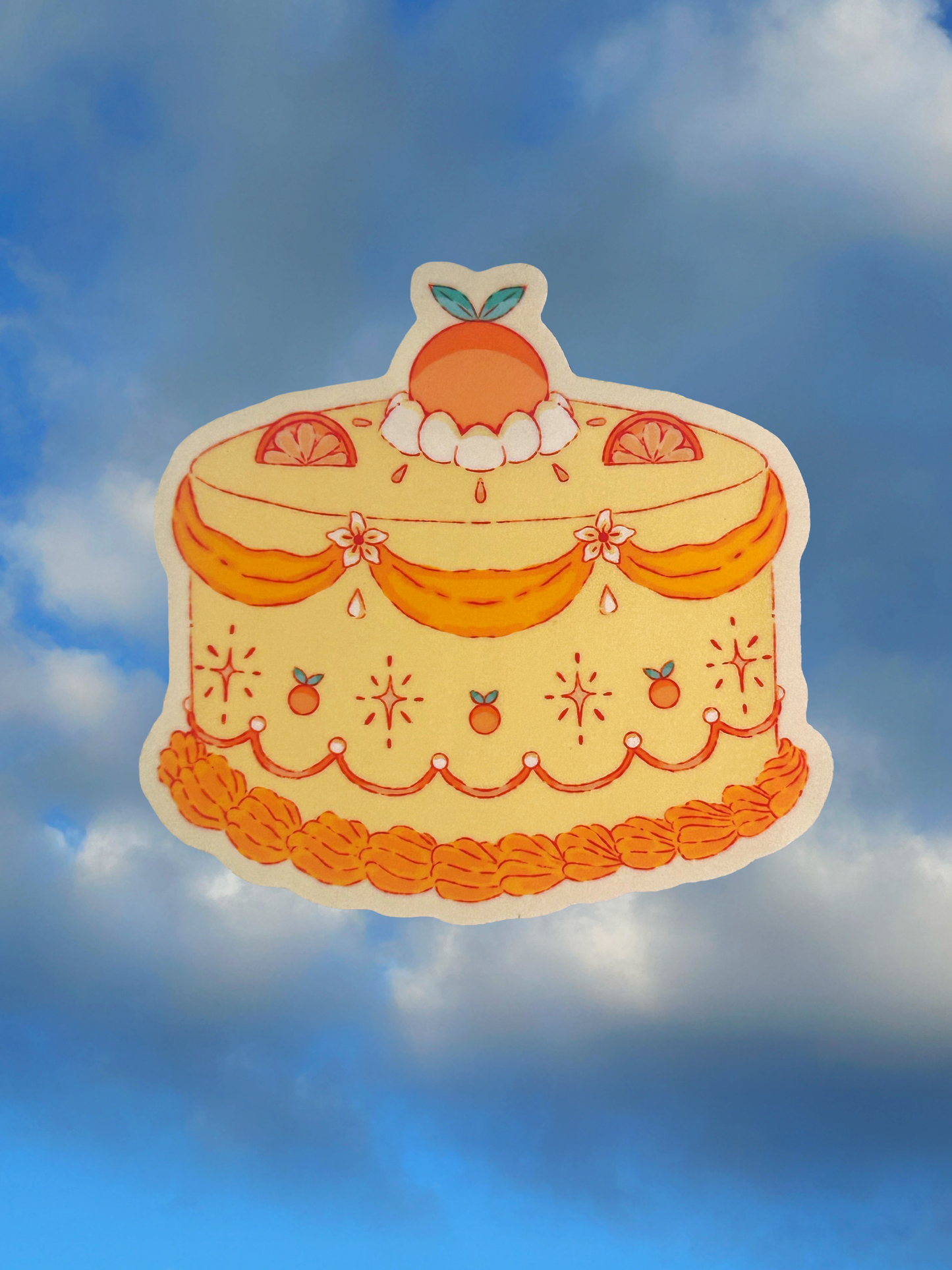 Orange Cake | Die Cut