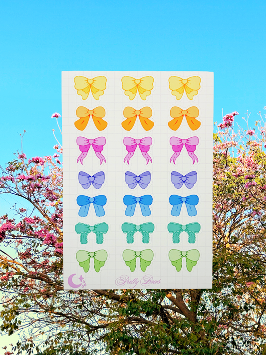 Pretty Bows | Sticker Sheet