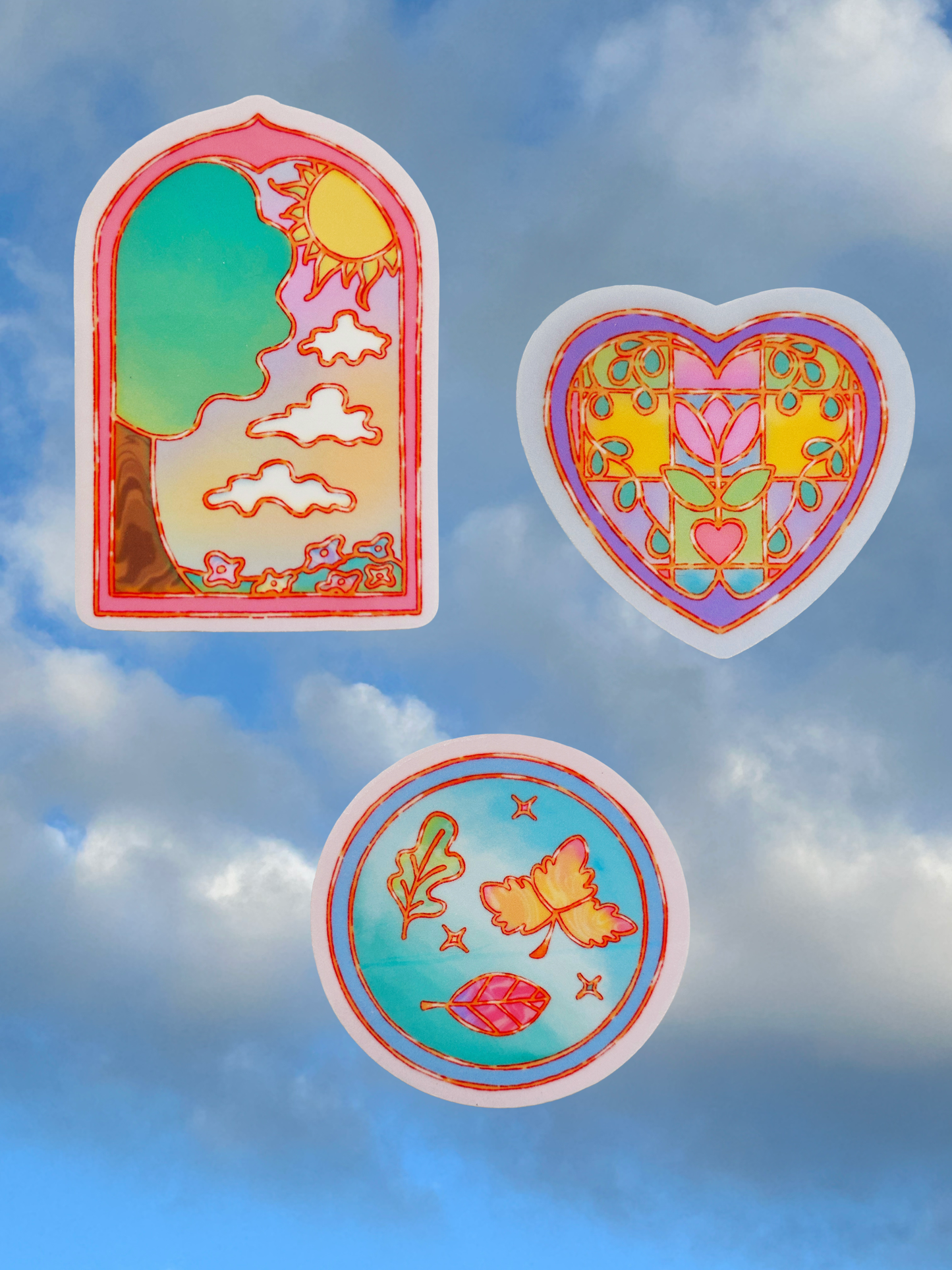 Stained Glass Heart | Die Cut