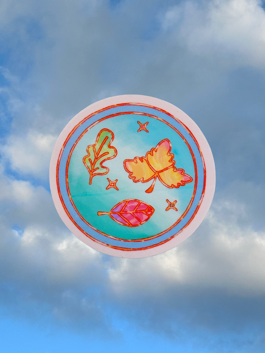 Stained Glass Leaves | Die Cut