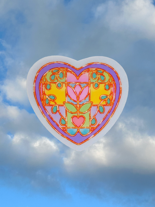 Stained Glass Heart | Die Cut