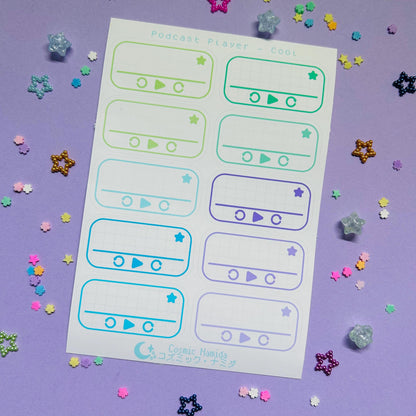 Podcast Players | Sticker Sheet