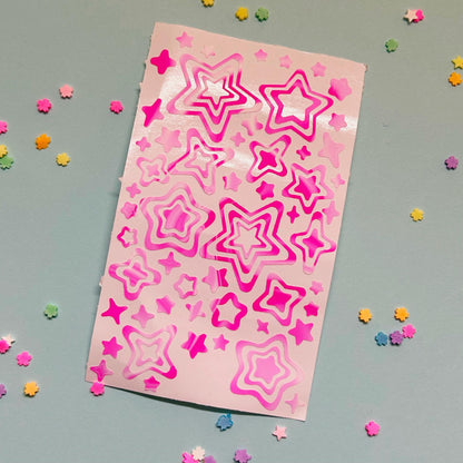 Star Deco Sheet | Deco Sticker Sheet